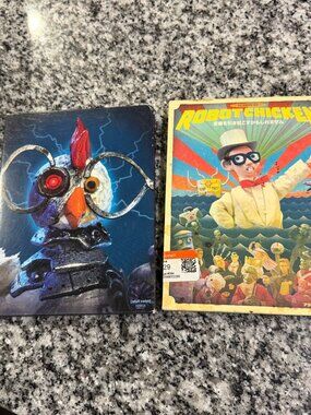 Adult Swim Robot Chicken 2 DVD Lot Bundle Season 1 One & Season 3 Three Box Sets